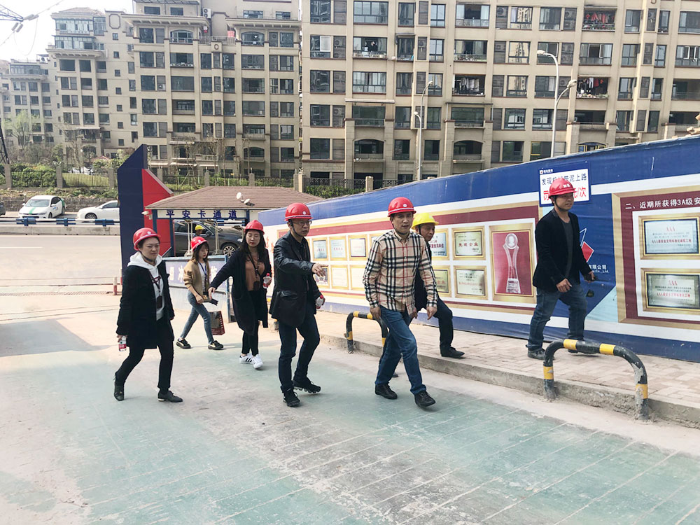 華潤置地領(lǐng)導(dǎo)蒞臨我司視察指導(dǎo)